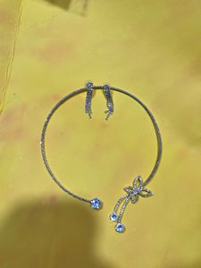 Elegant Butterfly Necklace Set 🦋