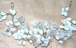 White Floral Hair Vine