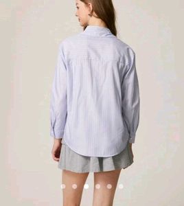 Striped Shirt with Bow