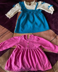 Combo Of 2 Dresses 6-12 Months