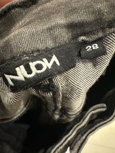 Dark Gray Denim Jeans