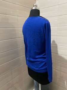 Calvin Klein imported Blue Embellished Cardigan