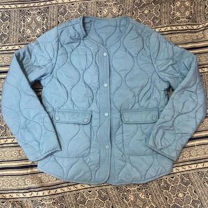 Light Blue Quilted Jacket🩵