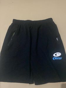 Black 'CRUSH' Shorts