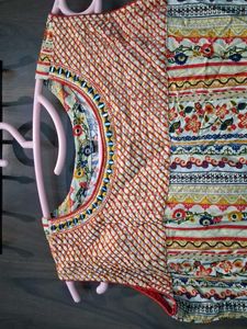 Print Sleeveless Kurti