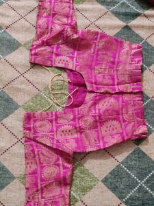 Women Pink Banarasi Blouse 💕