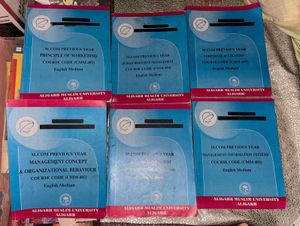 AMU M.Com Previous Year Study Guides (6 Books)