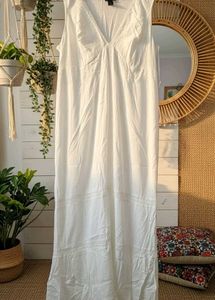 White Maxi Dress (without belt)