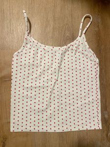 Heart Print Tank Top
