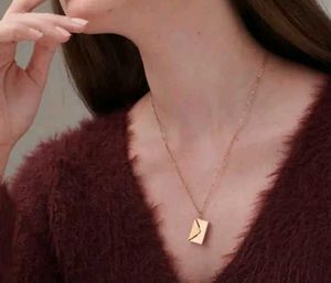 Envelope Locket Necklace Set