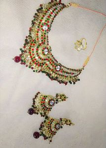 Bridal Jewelry Set - Necklace, Earrings &amp; Ring