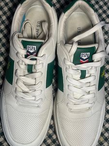 US POLO simon sneakers (White &amp; Green)