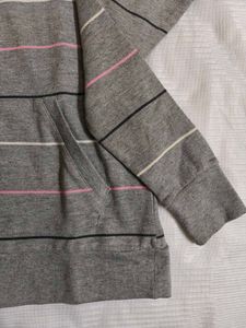 Striped Pullover Hoodie