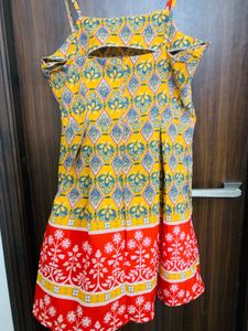 SheIn Printed Midi Dress
