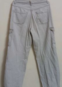 HnM Beige Cargo Pants