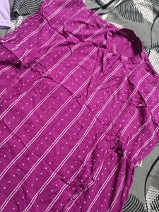 Purple Kaftan Cord Set