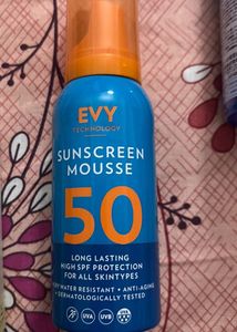Evy Sunscreen Mousse Spf 50