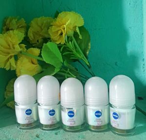 5 Rollers Combo Nivea Pearl &amp; Beauty Deodorant💥