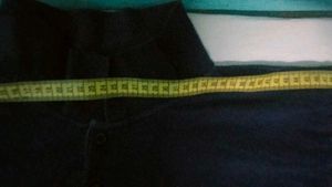 Half Hand Navy Blue T Shirt L