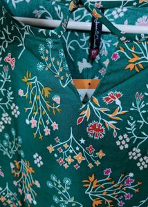 🌿 Emrald (Sea Green) Beautiful Tunic
