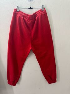 H&amp;M Red Fleece Trousers