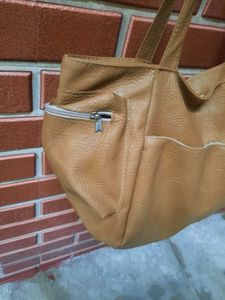 Tan Tote Bag