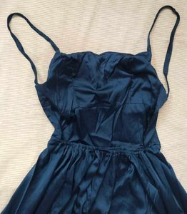 Elegant Navy Blue Gown