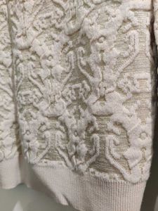 Embroidered Cropped Sweater