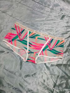 PINK Tropical Print Briefs
