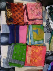 Set Of 6 Saree&#39;s