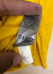 Champion Yellow Long Sleeve T Shirt