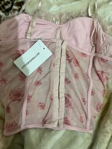 Floral Lace Corset Top