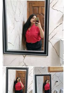 Red Button-Down Shirt