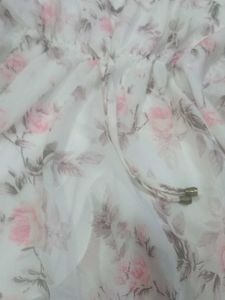 Pink Flower Kaftan Top....❤️