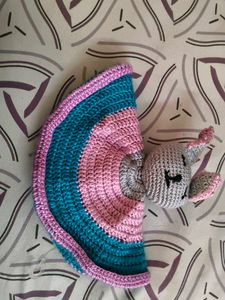 Handmade Crocheted Lovey Blanket