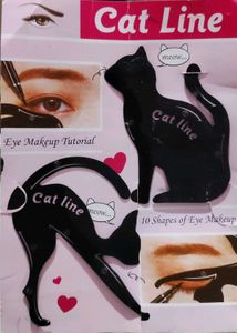 Generic 2Pcs/Set New Cat Line Eye Makeup Eyeliner