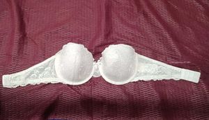 White Lace Bra