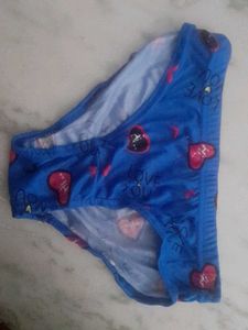 Blue Love Print Brief