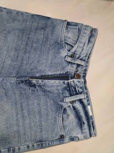 Wide Leg Denim Jeans