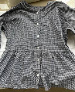 Cute Gingham Peplum Top