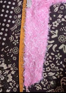 Sober Party Wear Designer Feathery Gown