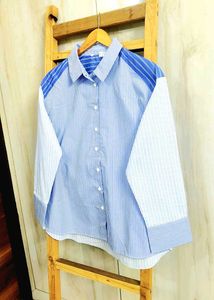 Striped Button-Down Shirt