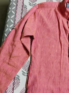 Pink Long Sleeve Button-Down Shirt