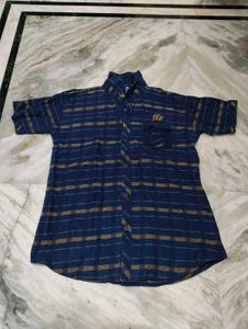 Striped Button-Down Shirt