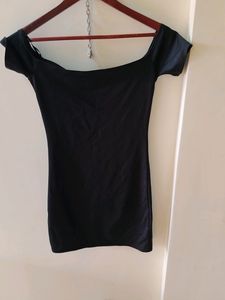 Cute Black Colour Off Shoulder One Piece