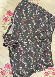 Pink Cherry Print Shorts set of three