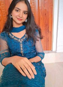 (Size~XL)Blue kurta set🌻