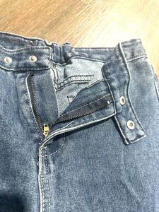 Wide Leg Denim Jeans