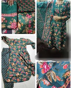 FABNEX Cotton Blend Women Kurta Set