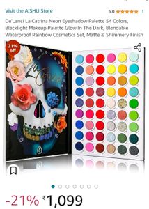 De Lanci 54 Colors Eyeshadow Pallette